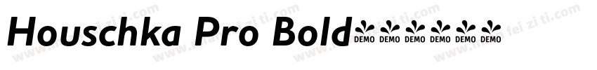 Houschka Pro Bold字体转换